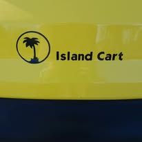 Custom golf cart built by Island Cart