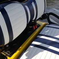 Custom golf cart built by Island Cart