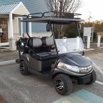 Custom golf cart built by Island Cart