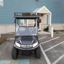 Custom golf cart built by Island Cart