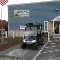 Custom golf cart built by Island Cart