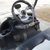 Custom golf cart built by Island Cart
