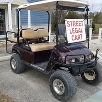 Custom golf cart built by Island Cart