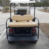 Custom golf cart built by Island Cart