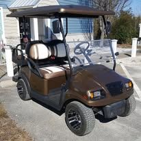 Custom golf cart built by Island Cart