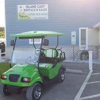 Custom golf cart built by Island Cart