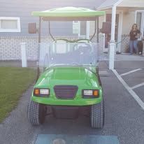 Custom golf cart built by Island Cart