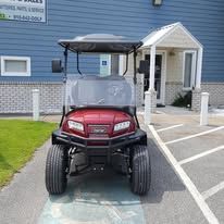 Custom golf cart built by Island Cart