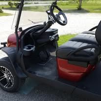 Custom golf cart built by Island Cart