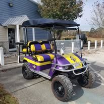 Custom golf cart built by Island Cart