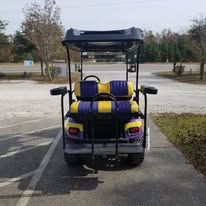Custom golf cart built by Island Cart